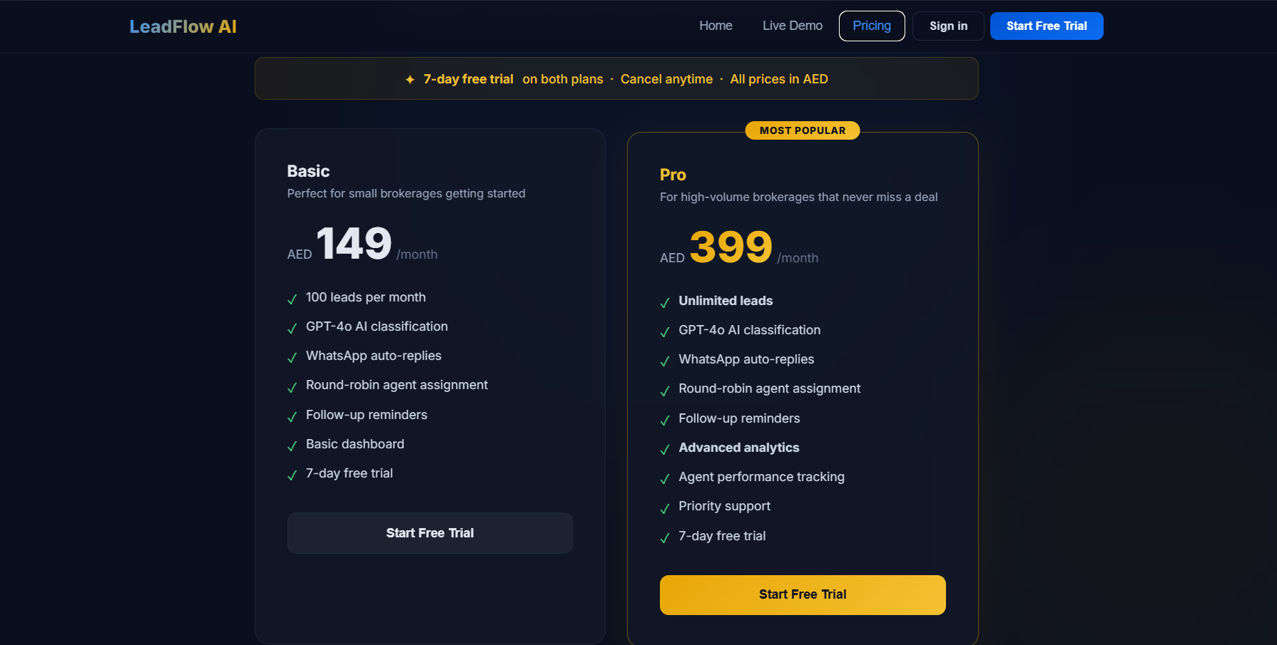 LeadFlow AI — Real Estate Lead Operations Platform — Security